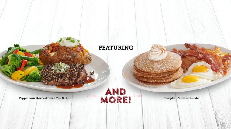breakfast and dinner specials