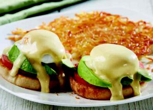 Avocado & Tomato Eggs Benedict Image